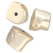 CCB Metallic Acrylic 16x20mm Perle irregolari - Dorato x1