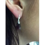 Orecchini con fermaciondolo mm.17 Argento 925 x2