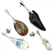 Orecchini con fermaciondolo mm.21 Argento 925 x2