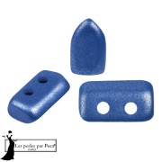 Perle di vetro Piros® by Puca® 2x5 mm - Metal Shine Royal Blue x10g