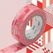 Masking Tape 15 mm Cubi Rosso x10m