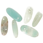 Perle gocce irregolari 12-22 mm Amazonite x10