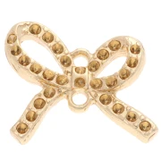 Distanziatore ad arco 13x15 mm per cabochon da 1 mm - Dorato x1