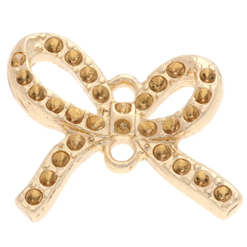 Distanziatore ad arco 13x15 mm per cabochon da 1 mm - Dorato x1