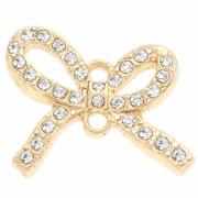 Distanziatore ad arco 13x15 mm per cabochon da 1 mm - Dorato x1