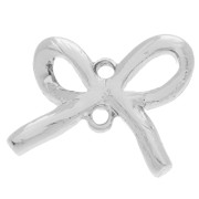 Distanziatore ad arco 13x15 mm per cabochon da 1 mm - Argento x1