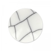 Cabochon sintetico rond mm.12 imitazione Howlite x1