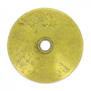 Coppette lisce 15 mm dorato antico x10