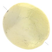 Perla ovale 32x29 mm con effetto Striato in acrilico metallizzato CCB - Dorato x1|raw }}