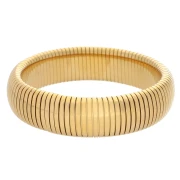 Bracciale in perle da 68 mm - larghezza 20 mm - acciaio inossidabile 304 Dorato x1