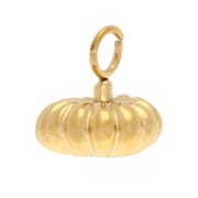 Ciondoli a sfera appiattita 6 mm - Acciaio inossidabile 304 Dorato x4