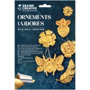 Kit di goffratura in metallo - Graine Creative - Ornamenti (a)dorati - Dorato - argento x1|raw }}