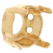 Castone PureCrystal 1028/1088/1122 tondo mm. 8 dorato