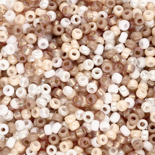 Miyuki Rockery Mix 11/0 - Beige morbido x8g