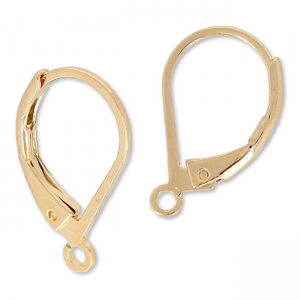 Monachelle 15 mm Dorato con oro rosa x2