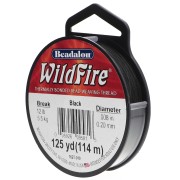 Cavo intrecciato in nylon da 0,20 mm WildFire - Nero x114,4 m|raw }}