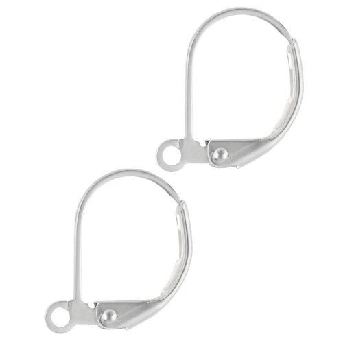 Traversine con anello aperto 15 mm - Argentatura fine x2