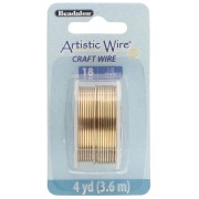 Filo d'ottone artistico 1 mm - anti-ossidazione x3,6m