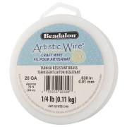 Filo d'ottone artistico 0,81 mm - anti-ossidazione x24m