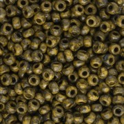 Rocaille Miyuki Duracoat 8/0 4519 - Giallo scuro opaco Picasso x8g|raw }}