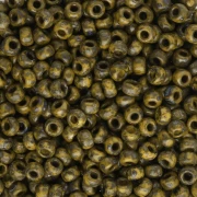 Rocaille Miyuki Duracoat 8/0 4519 - Giallo scuro opaco Picasso x8g