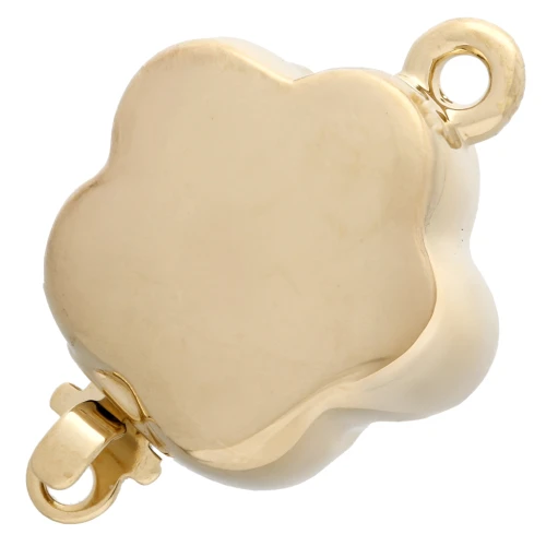 Fermaglio a fiore 12 mm - Oro x1