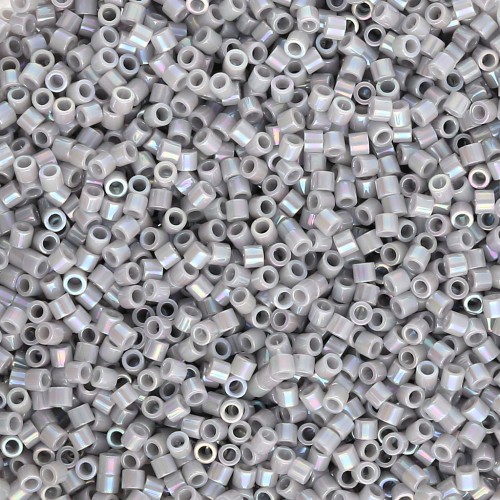 Miyuki Delica 15/0 DBS1579 - Grigio fantasma opaco AB x5g
