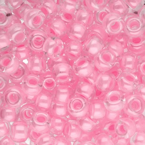 Rockery Miyuki 6/0 207 - Cristallo rosa foderato x8g