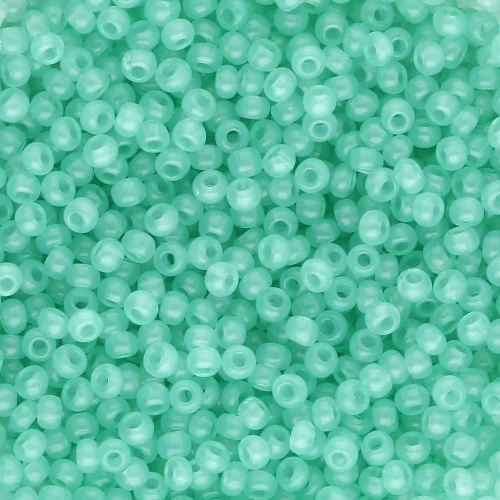 Rockery 11/0 2 mm - Solgel - Alabastro verde 2 tinto x20g