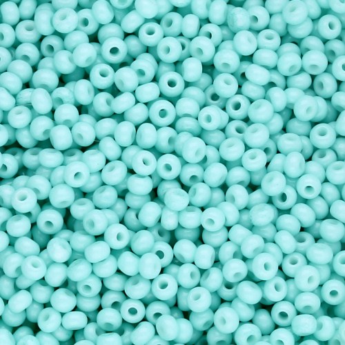 Perla Preciosa 11/0 da 2 mm - Solgel - Verde 2, tinte in bianco gesso x 20 g