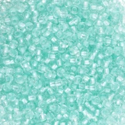 Preciosa perline rocaille 11/0 2 mm - Perla Crystal Lined Green x20g