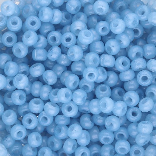 Rockery 8/0 3 mm - Solgel - Blue Jean 2 Alabastro tinto x20g