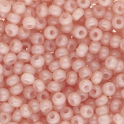 Preciosa perla rocaille 8/0 3 mm - Solgel - Marrone 2, colorato alabastro x 20 g