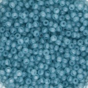 Perla Preciosa 11/0 da 2 mm - Solgel - Blu-verde 2, tinte in alabastro, 20 g