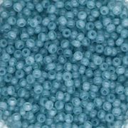 Perla Preciosa 11/0 da 2 mm - Solgel - Blu-verde 2, tinte in alabastro, 20 g