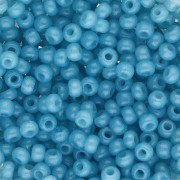 Perla Preciosa 8/0 da 3 mm - Solgel - Blue Green 2, colorate in alabastro, 20 g