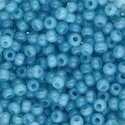 Perla Preciosa 8/0 da 3 mm - Solgel - Blue Green 2, colorate in alabastro, 20 g