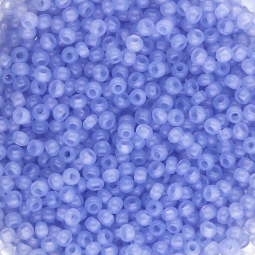 Perla Preciosa 11/0 da 2 mm - Solgel - Blu 1, colorato alabastro x 20 g