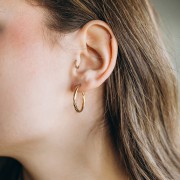 Rosette tonde ritorte da 25 mm - filo da 2,3 mm - acciaio inox 304L x2