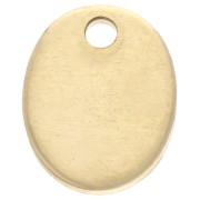 Charm ovale 10x8 mm ImpressArt - Ottone x1|raw }}