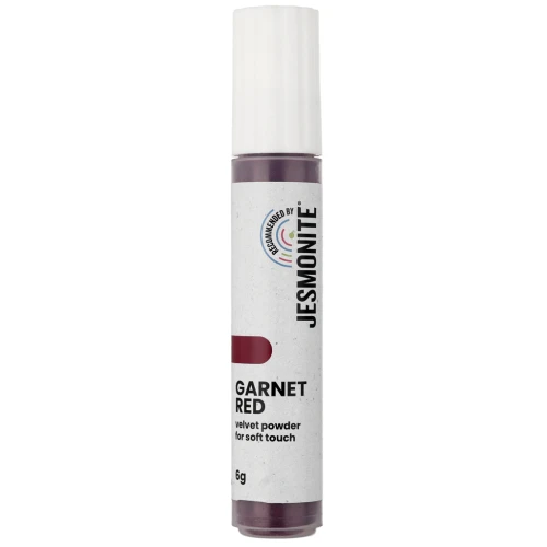 Polvere di velluto in bottiglia - Jesmonite - Rosso granato x4g