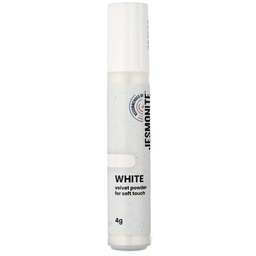Polvere di velluto in bottiglia - Jesmonite - Bianco x4g