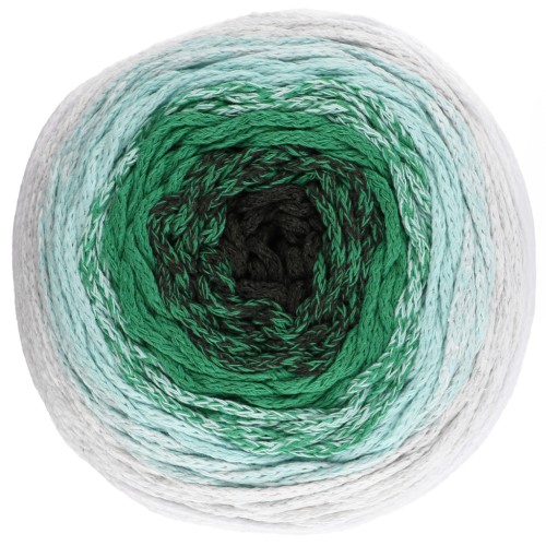 Rocchetto di corda per macramè in cotone Air Cake da 1 mm - Tie and Die Green x220m