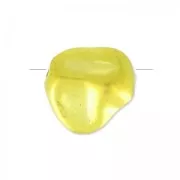 Perla piatta barocca da 8,5 mm - Dorata con oro fino satinato HQ x1
