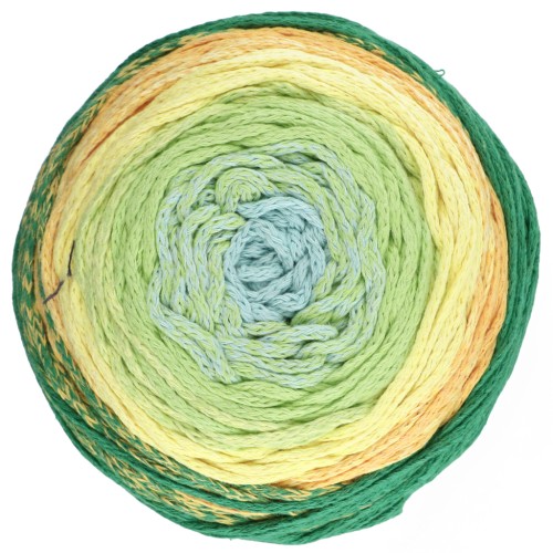 Rocchetto di corda per macramè in cotone Air Cake da 1 mm - Tie and Die Yellow x220m