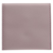 Astuccio per gioielli in similpelle con bottone a pressione 80x80 mm - Light Lilac x1
