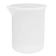 Bicchiere graduato in silicone da 100 ml con beccuccio - Trasparente x1