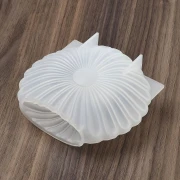 Vaso 3D per girasoli in silicone 10x13 cm - Trasparente x1