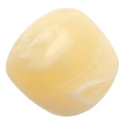 ecru - Perle cubiche irregolari 16x17 mm - Acrilico traslucido - Ecru marmorizzato x10 Perle cubiche irregolari 16x17 mm - Acrilico traslucido - Ecru marmorizzato x10