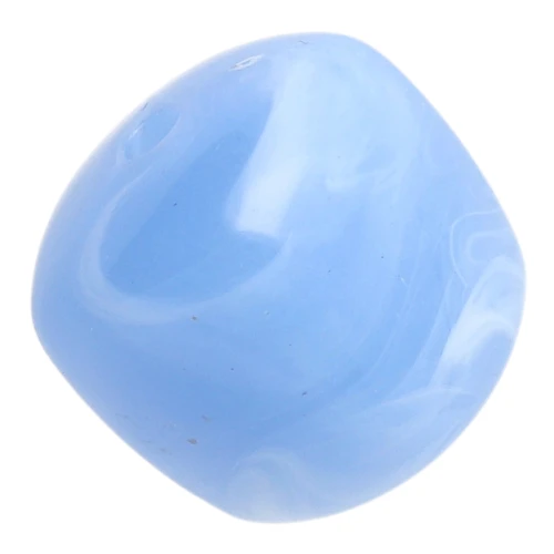 Perle cubiche irregolari 16x17 mm - Acrilico opaco - Azzurro marmorizzato x10
